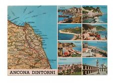 ANCONA DINTORNI VEDUTE VARIE CARTOLINA VIAGGIATA ANNO 1980