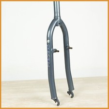 VINTAGE MTB STEEL FORK 1"1/8 MOUNTAIN BIKE 26" 559 THREADED OLD BICYCLE 90 GRAY