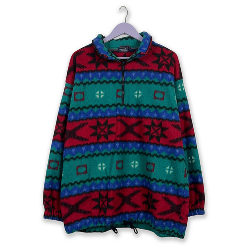 Pile vintage blu - e, rosso