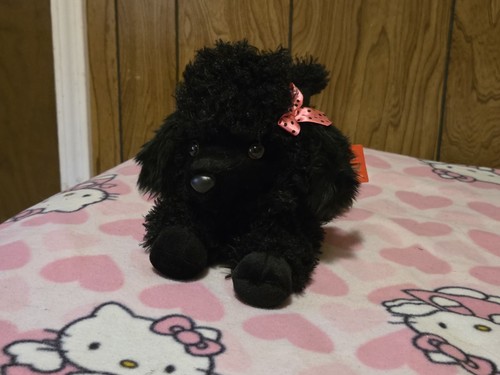 Peluche barboncino nero aurora - peluche,