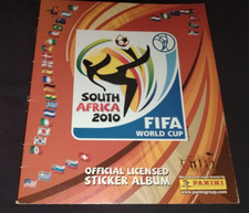 ALBUM VUOTO MONDIALI WC SUDAFRICA 2010 PANINI 6 FIGURINE STICKERS OMAGGIO OTTIMO