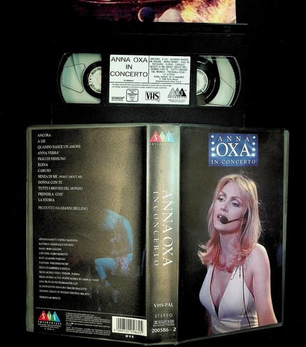 Anna oxa concerto vhs - anna,