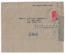 Spagna: 1939; Copertina a Porto Rico con Censura repubblica, EBES-038