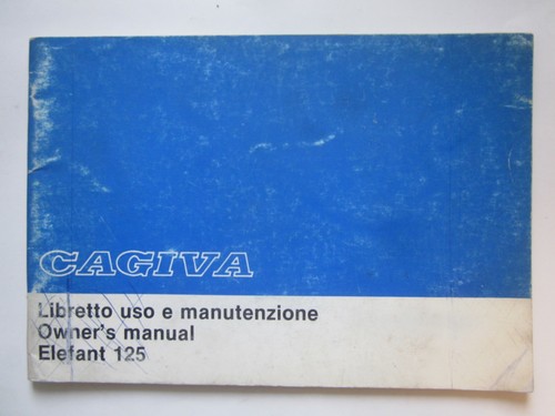 Cagiva elefant 125 manuale - 125,
