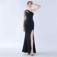 Vestito Abito Elegante Lungo