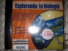 CD ROM Evviva SOFTWARE ESPLORANDO LA BIOLOGIA LABORATORIO PROGRAMMA SCIENTIFICO