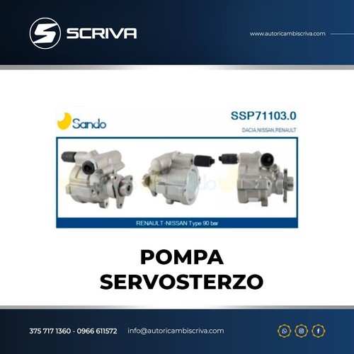 Pompa servosterzo idroguida