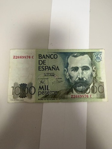 Banconota spagna peseta - spagna, 1000