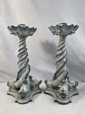 2 antichi candelabri a