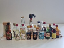 Lotto bottigliette mignon vintage da collezione – liquori vari anni '70-'80