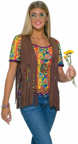 Costume sexy hippie gilet - costume,
