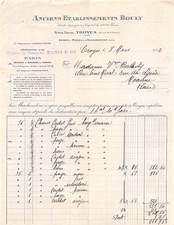 FACTURE  1922 ANCIENS ETS