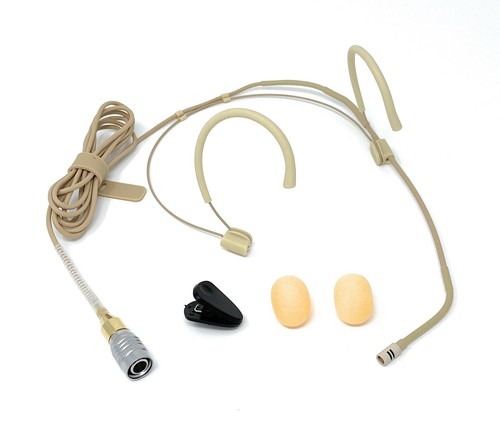 Microfono auricolare beige