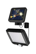 FARO DA ESTERNO LED 30W IMPERMEABILE FARETTO CON PANNELLO SOLARE CREPUSCOLARE