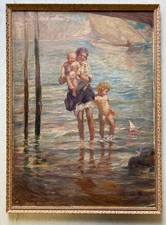 Antico dipinto olio - antico,