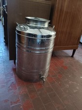 Contenitore Acciaio Olio Inox 50 Litri