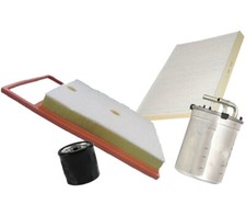 KIT 4 FILTRI TAGLIANDO VOLKSWAGEN POLO 6R 6C 1.4 TDI 55KW