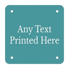 Insegna Casa Quadrata Personalizzata Insegna Targa Cancello Vari Colori (STAMPATO UV)