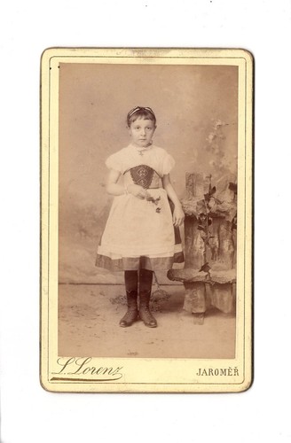 Foto cdv carina bambina - foto,