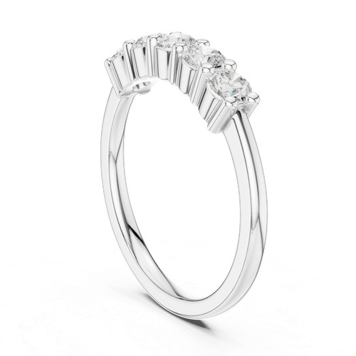 Fede nuziale squisita diamante