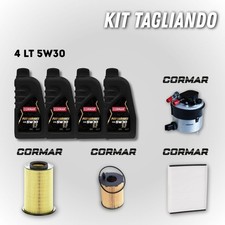 KIT TAGLIANDO OLIO CASTROL EDGE 5W30 + FILTRI VOLVO V50 1.6 D 110CV /-->09/2005