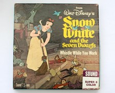 Snow White “Whistle While You Work” Disney Super 8 Colour Sound Cine Film 200ft