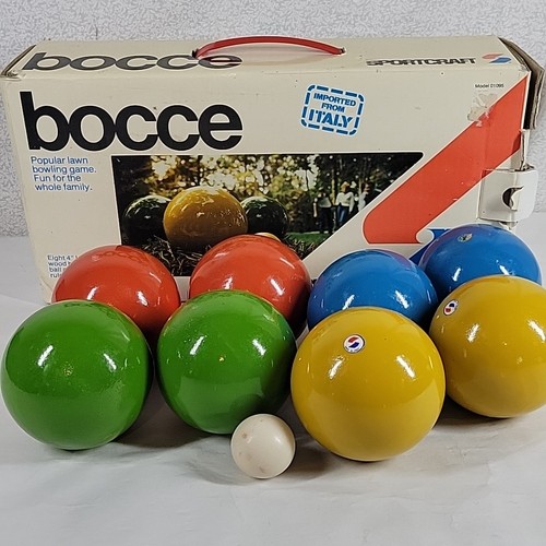 Set palline bocce - bocce, vintage