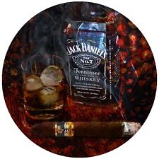 Adesivo peeling and stick 4 pollici Cohiba cubano sigaro e jack