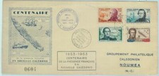 84074 - NOUVELLE CALEDONIE - Storia Postale - COPERTINA FDC - Mappe BARCA 1953