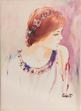 Olio su tela " Immagine di