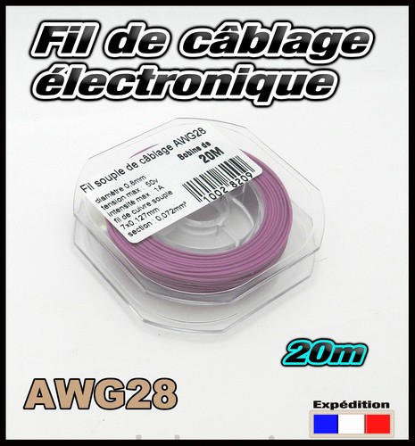 Awg28vi fil violet câblage - awg28vi, de