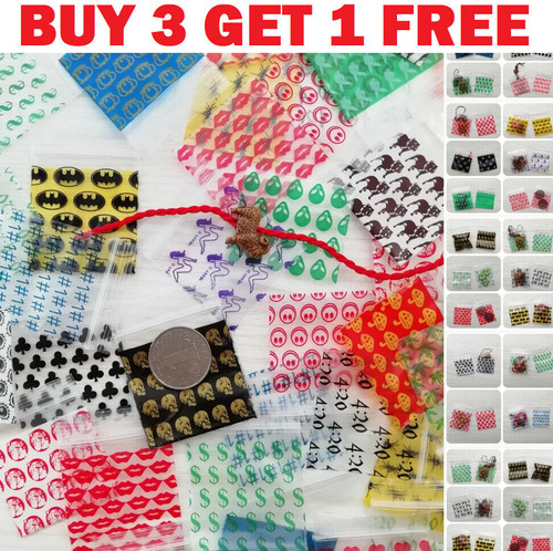 100 resealable zip bags clear - 100,