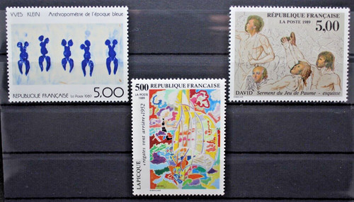 Francia 1989 quadri arte serie - francia,