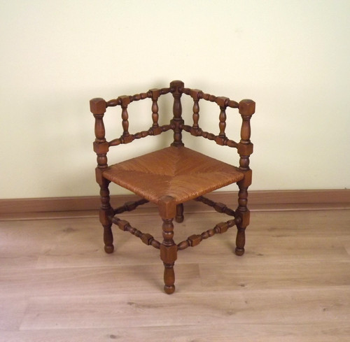Antica sedia bobina francese - a,