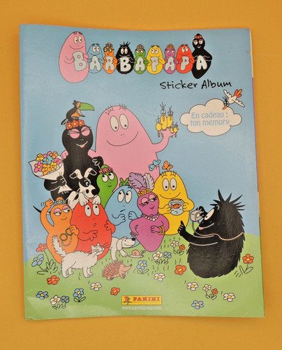 Barbapapa panini sticker - barbapapa,