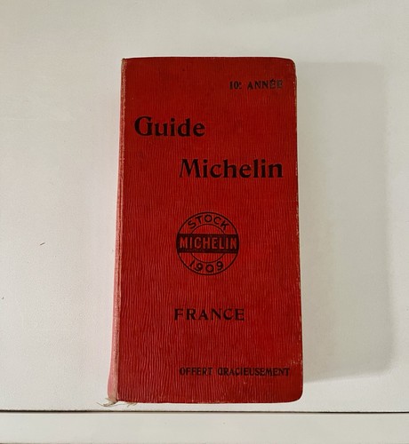 Ancien guide michelin - michelin, 1909