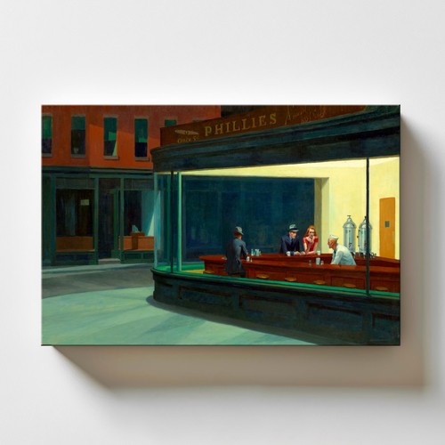 Quadro moderno hopper edward - moderno,