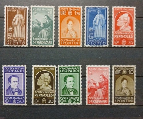 1937 regno francobolli uomini - 1937,