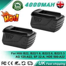 2x Batteria 21.6V Li-ion per Hilti B22 B22/1.6 B22/2.6 B22/3.3 HDE 500-A22 SIW 22