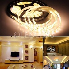 5 M STRISCIA STRIP 300 LED SMD 5630 LUCE CALDA 5 MT ALTA LUMINOSITA IMPERMEABILE