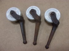 3 sedie a rotelle vintage