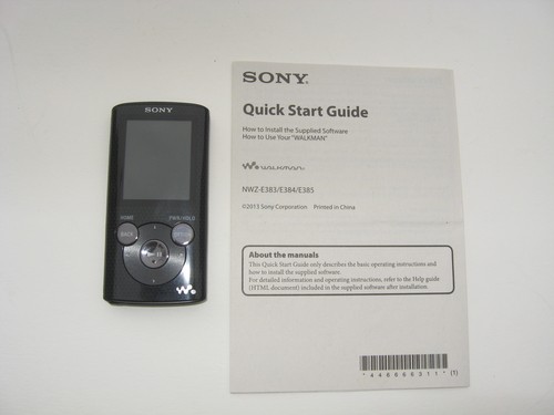 Sony walkman nwz e385 - sony,