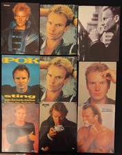 STING Vintage Ritagli e Poster