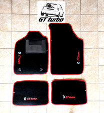 TAPPETI RENAULT SUPER  5 GT TURBO NERI CON BORDINO ROSSO 