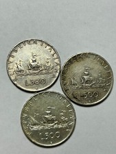 -LOTTO 3-  500 LIRE CARAVELLE