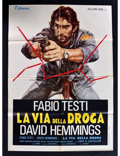 Manifesto via della - della, droga
