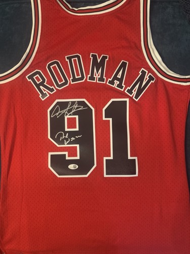 Maglia dennis rodman firmata - maglia,