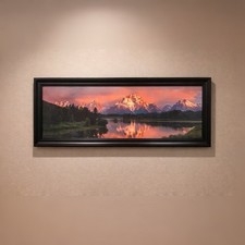 Foto panoramica con cornice