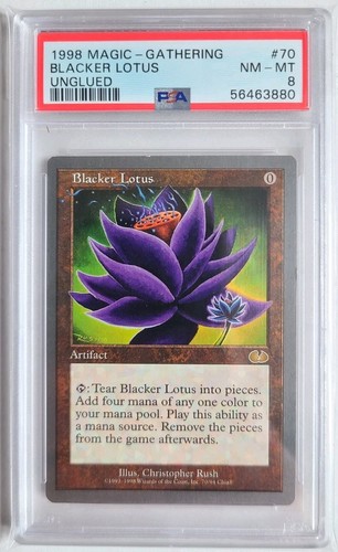 Mtg blacker lotus psa - psa, 8