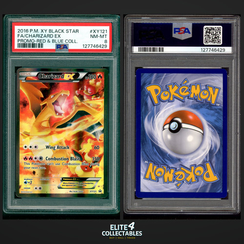 Charizard xy121 psa 8 - ex,